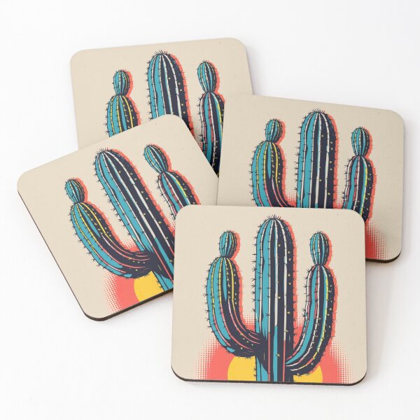 Item preview, Santa Fe Retro Southwestern Saguaro Cactus designed and sold by Uniquely Yours.
