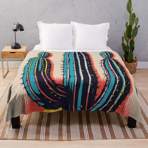 Item preview, Santa Fe Retro Southwestern Saguaro Cactus designed and sold by Uniquely Yours.