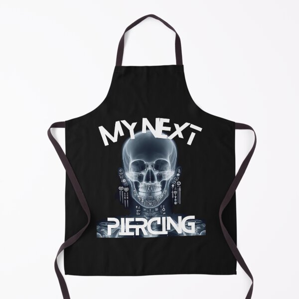 Item preview, My Next Piercing X-Ray Skull | Tattoo Rock Band Goth Punk Body Art Design designed and sold by Genius Geek.