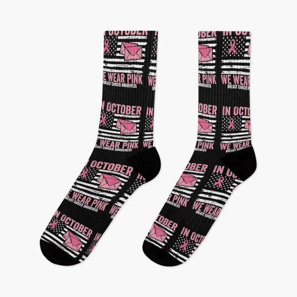 Item preview, In October We Wear Pink Breast Cancer Awareness  | Postal Worker Pink Ribbon | USPS Support Gift designed and sold by 76Valeria.