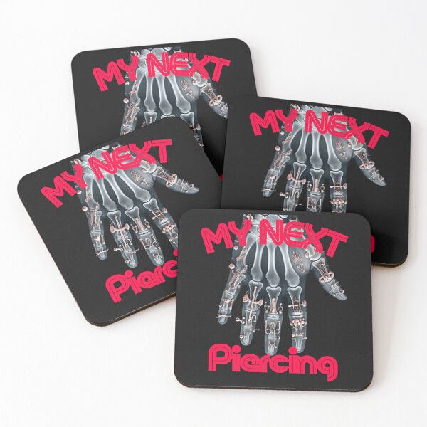Item preview, My Next Piercing X-Ray Skull | Tattoo Rock Band Goth Punk Body Art Design designed and sold by Genius Geek.