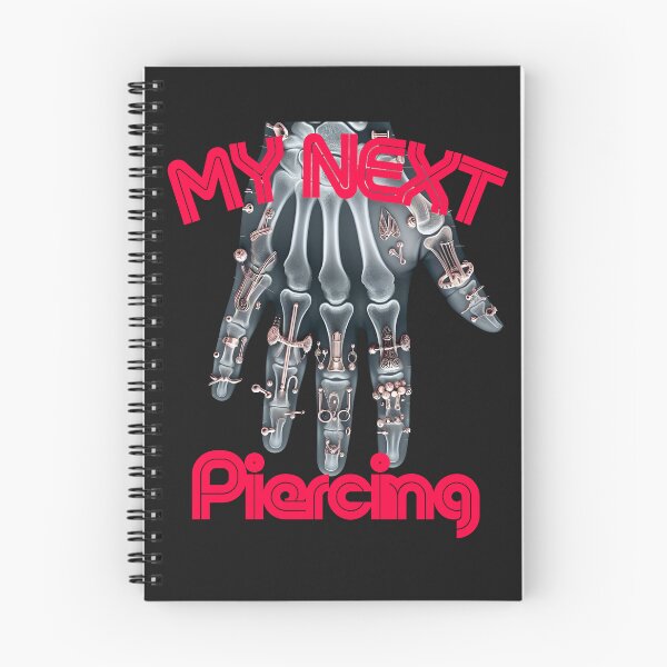 Item preview, My Next Piercing X-Ray Skull | Tattoo Rock Band Goth Punk Body Art Design designed and sold by Genius Geek.