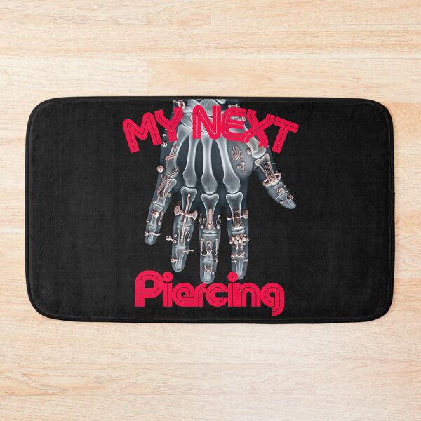 Item preview, My Next Piercing X-Ray Skull | Tattoo Rock Band Goth Punk Body Art Design designed and sold by Genius Geek.