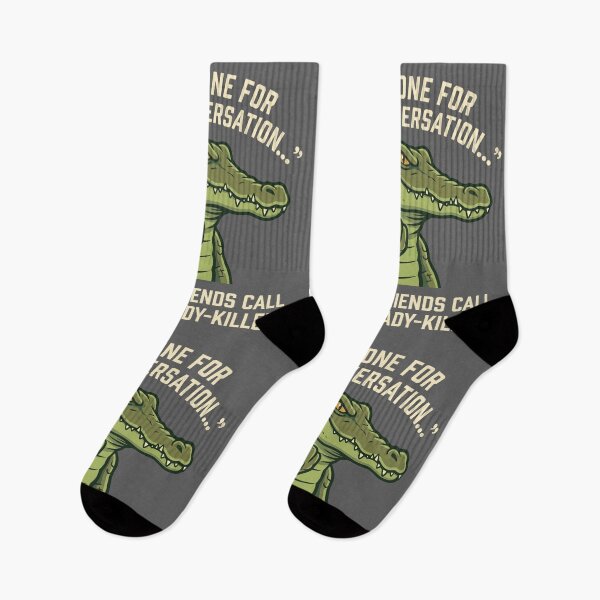 Item preview, Polite Conversation Lady Killer Alligator Middle Finger Quote designed and sold by Amir Faysal.