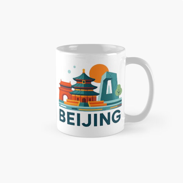 Item preview, I Love Beijing China Travel Souvenir - Temple of Heaven & Great Wall Art designed and sold by OzzFrequency.