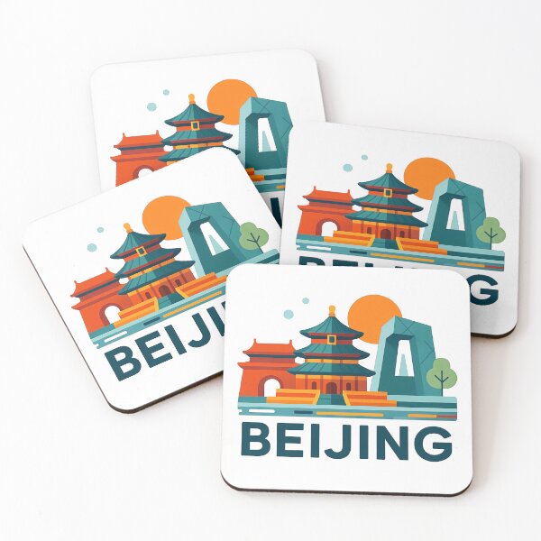 Item preview, I Love Beijing China Travel Souvenir - Temple of Heaven & Great Wall Art designed and sold by OzzFrequency.