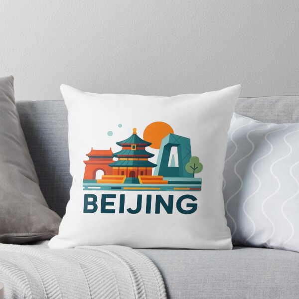 Item preview, I Love Beijing China Travel Souvenir - Temple of Heaven & Great Wall Art designed and sold by OzzFrequency.