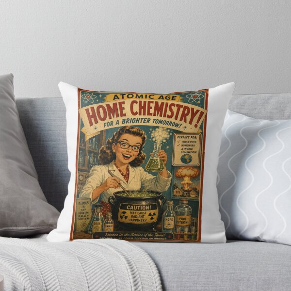 Item preview, Atomic Age Home Chemistry Vintage Retro Science Poster Art designed and sold by Mediagraphic.