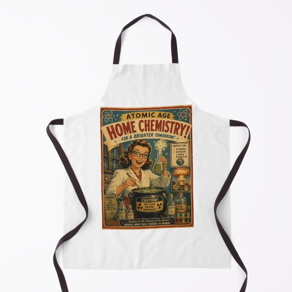 Item preview, Atomic Age Home Chemistry Vintage Retro Science Poster Art designed and sold by Mediagraphic.