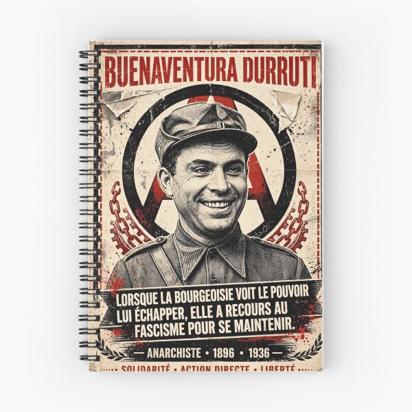 Item preview, Buenaventura Durruti designed and sold by MarcAntoinePanda.