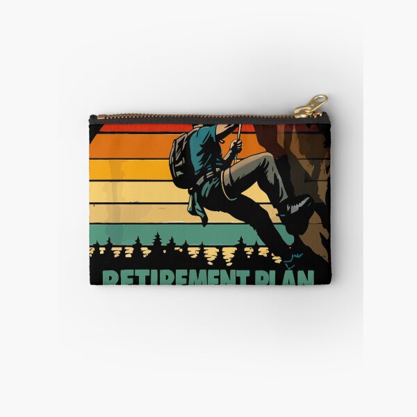 Item preview, Yes I Have A Retirement Plan I Plan To Go Climbing - Rock Climber Retro Art designed and sold by BendyBeasts.