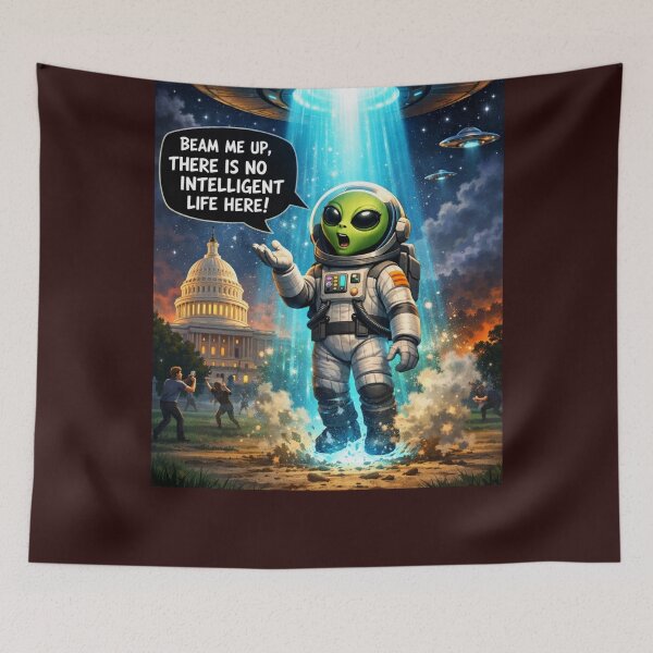 Item preview, BEAM ME UP THERE IS NO INTELLIGENT LIFE HERE designed and sold by PRINTSCHARMINGM.