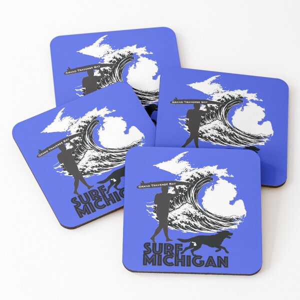 Item preview, Surf Michigan | Grand Traverse Bay Surfing designed and sold by FreshWaterWares.
