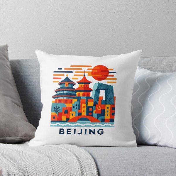 Item preview, I Love Beijing China Travel Souvenir - Temple of Heaven & Great Wall Art designed and sold by OzzFrequency.