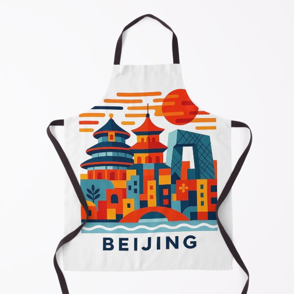 Item preview, I Love Beijing China Travel Souvenir - Temple of Heaven & Great Wall Art designed and sold by OzzFrequency.