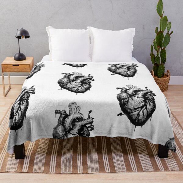 Item preview, Dark Anatomic Heart | Gothic Heart Illustration | Black and White Tattoo Style designed and sold by Marianarcezar.