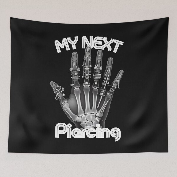 Item preview, Next Piercing Punk Body Art X-Ray Hand | Tattoo Rock Band Goth  designed and sold by Genius Geek.