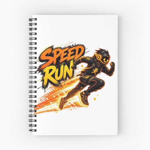 Item preview, SPEED RUN Gaming Sticker | Neon Esports Streetwear Graphic Design designed and sold by Stylestickers55.