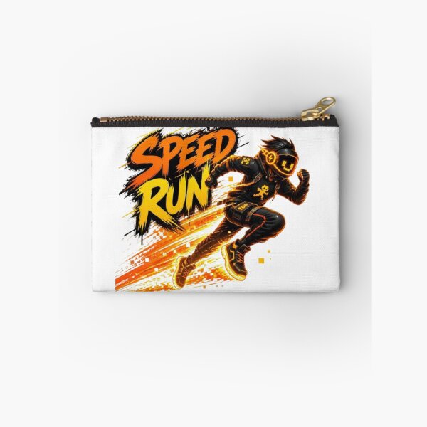 Item preview, SPEED RUN Gaming Sticker | Neon Esports Streetwear Graphic Design designed and sold by Stylestickers55.