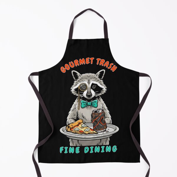 Item preview, Gourmet Trash Fine Dining Raccoon Funny Trash Panda Humor designed and sold by LeSoniPapaPrint.