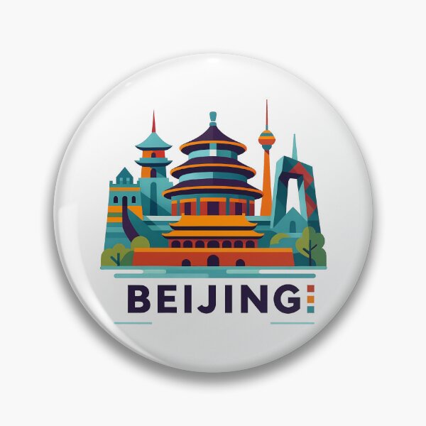 Item preview, Beijing China Travel Souvenir - Temple of Heaven & Great Wall Art designed and sold by OzzFrequency.