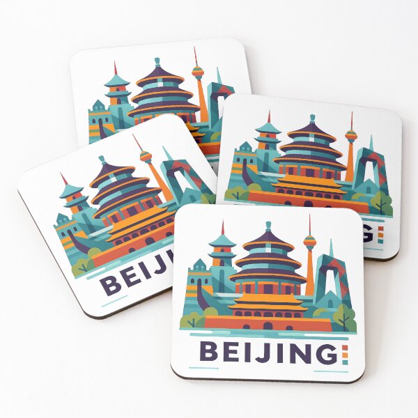 Item preview, Beijing China Travel Souvenir - Temple of Heaven & Great Wall Art designed and sold by OzzFrequency.