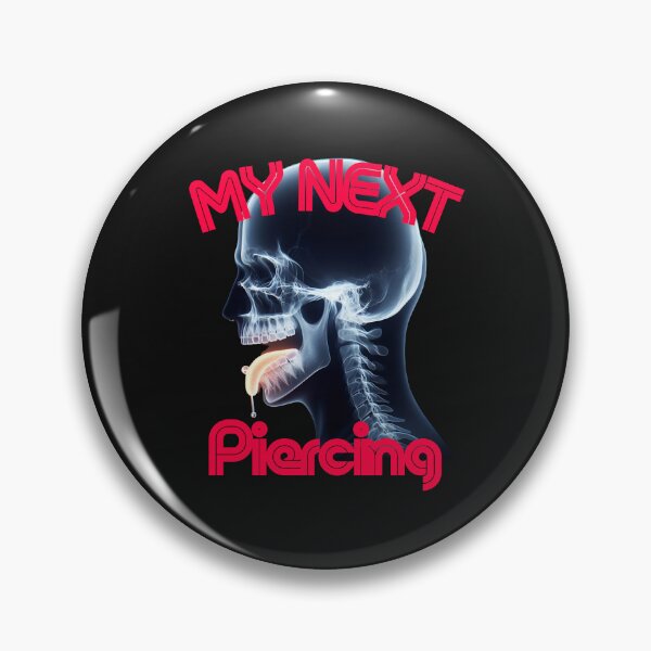 Item preview, My Next Piercing Punk Body Art X-Ray Head Pierce | Tattoo Rock Band Goth  designed and sold by Genius Geek.