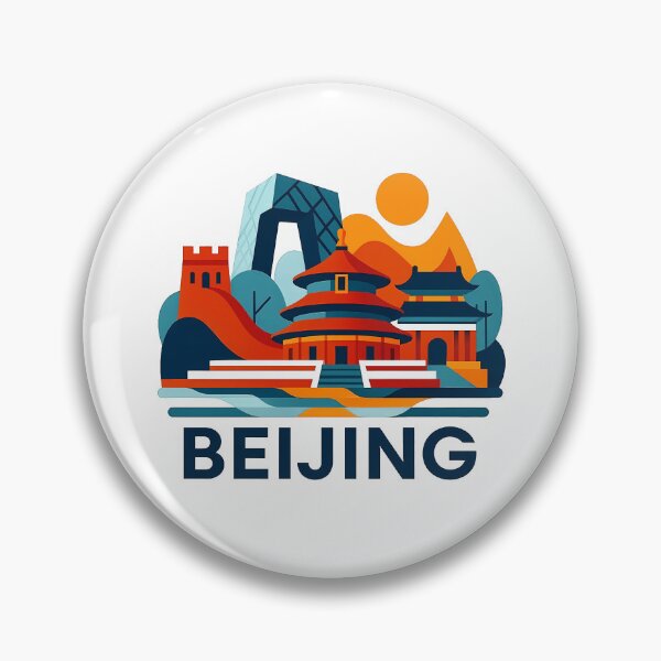 Item preview, Beijing China Travel Souvenir - Temple of Heaven & Great Wall Art designed and sold by OzzFrequency.