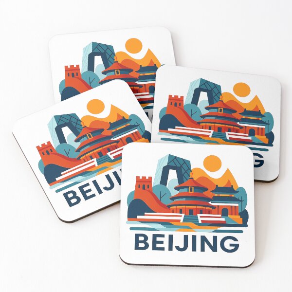 Item preview, Beijing China Travel Souvenir - Temple of Heaven & Great Wall Art designed and sold by OzzFrequency.