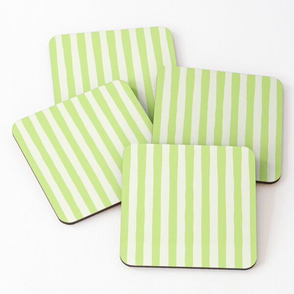 Item preview, green striped repeat pattern designed and sold by Dinasworld.