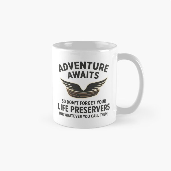 Item preview, Adventure Awaits Life Preservers Humor Outdoor Nest designed and sold by Amir Faysal.
