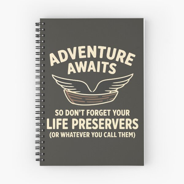 Item preview, Adventure Awaits Life Preservers Humor Outdoor Nest designed and sold by Amir Faysal.