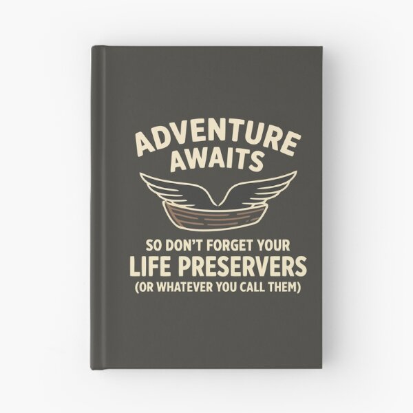 Item preview, Adventure Awaits Life Preservers Humor Outdoor Nest designed and sold by Amir Faysal.