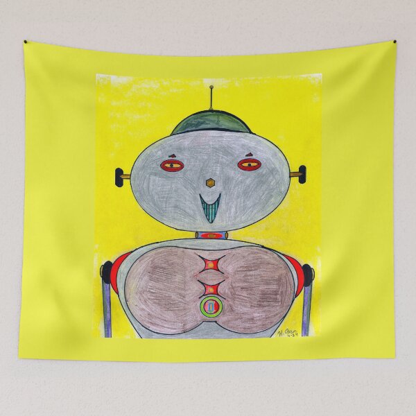 Item preview, Robot lady designed and sold by Haxson37art.
