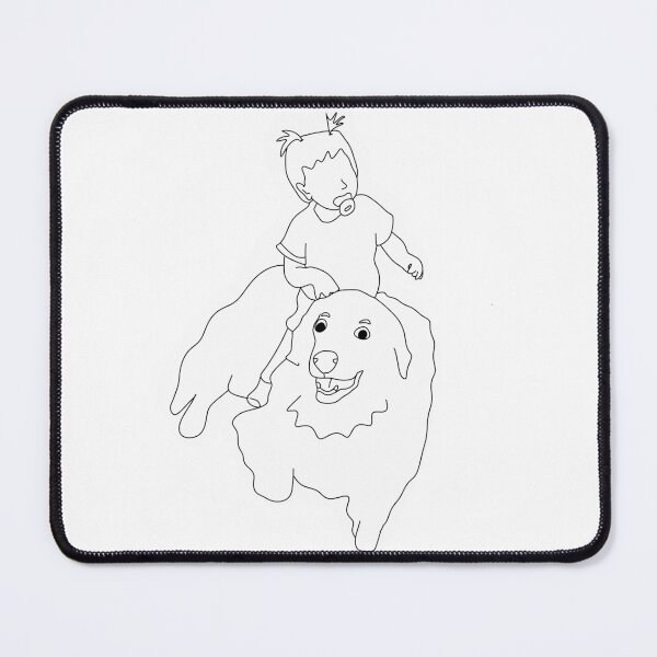 Item preview, toddler and dog designed and sold by PeachyPrint18.