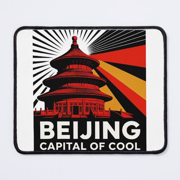 Item preview, Beijing China Travel Souvenir - Temple of Heaven & Great Wall Art designed and sold by OzzFrequency.