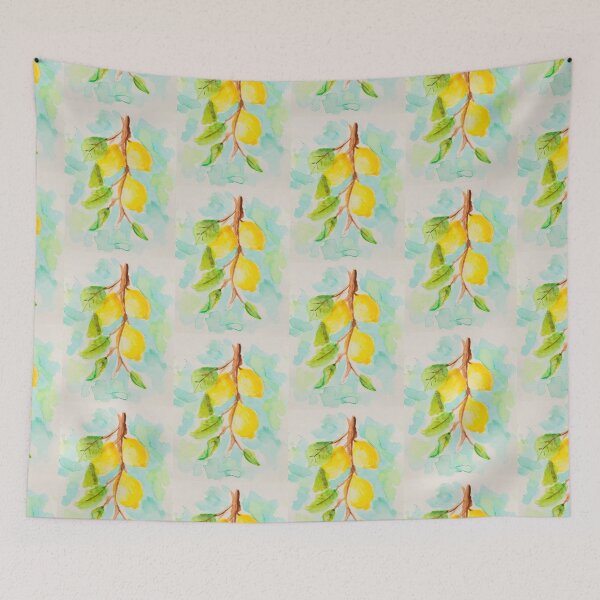 Item preview, Lemon Branch - Botanical Citrus Ilustration  designed and sold by lilylightstudio.