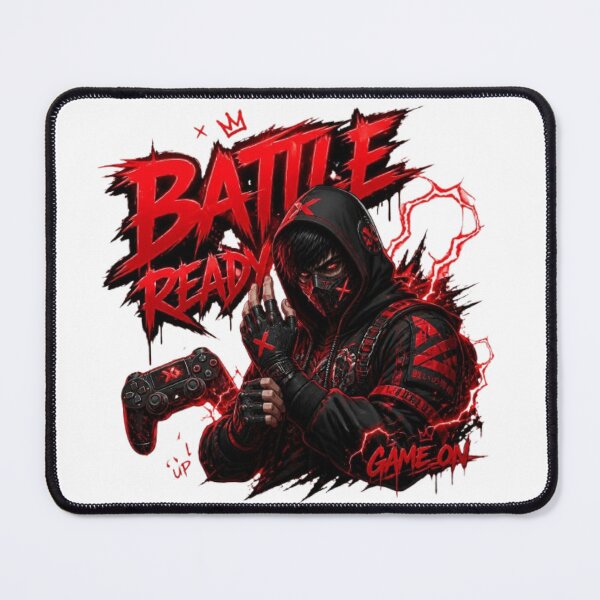 Item preview, BATTLE READY Gaming Sticker | Neon Esports Streetwear Graphic Design designed and sold by Stylestickers55.