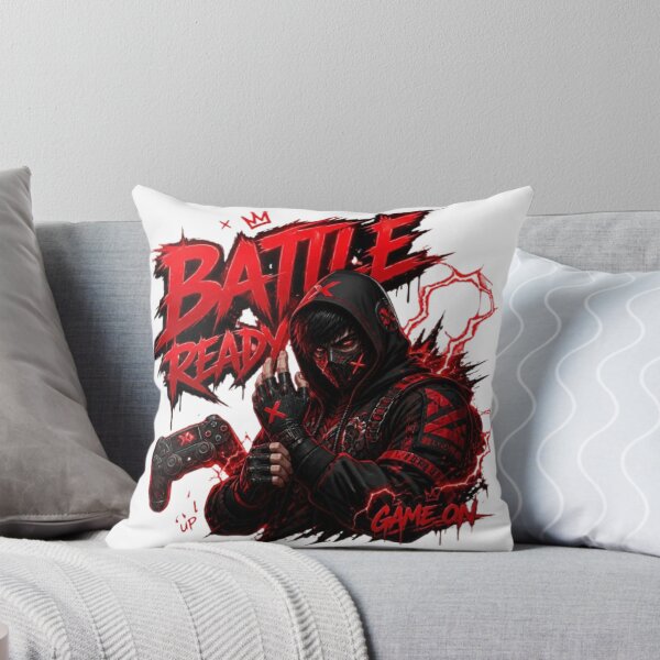 Item preview, BATTLE READY Gaming Sticker | Neon Esports Streetwear Graphic Design designed and sold by Stylestickers55.