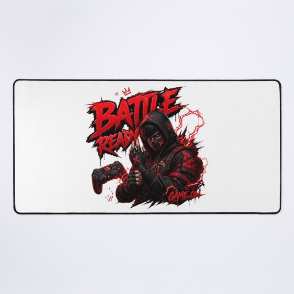 Item preview, BATTLE READY Gaming Sticker | Neon Esports Streetwear Graphic Design designed and sold by Stylestickers55.
