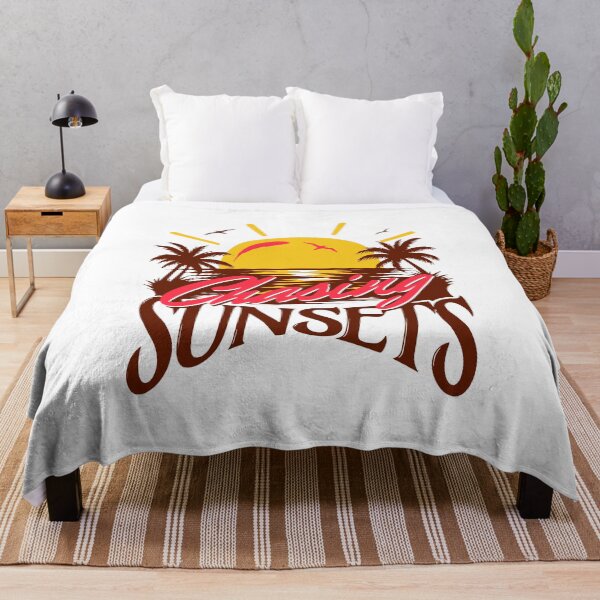 Item preview, Chasing Sunsets Miami Vice 80s Retro Pink Sunset Palm Trees Art designed and sold by illeN-Art-World.