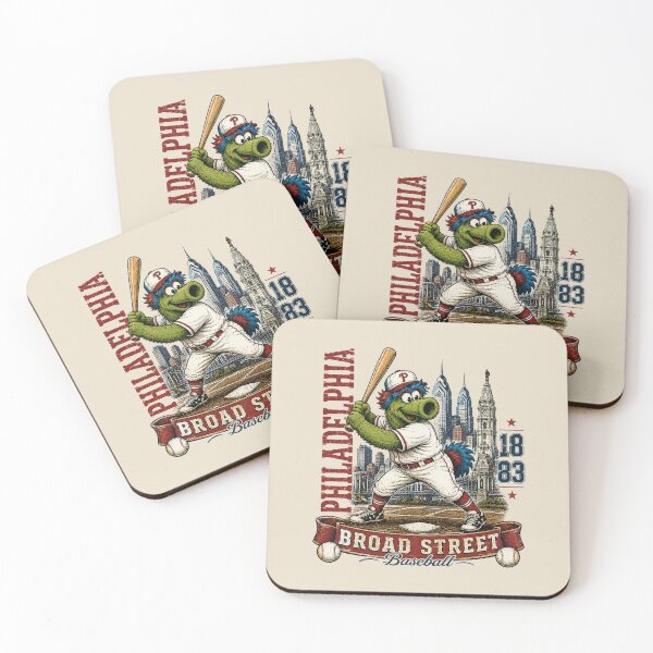 Item preview, Philadelphia Broad Street Baseball Vintage Mascot, Retro Philly Baseball Fan Gift designed and sold by GhostDawgs.