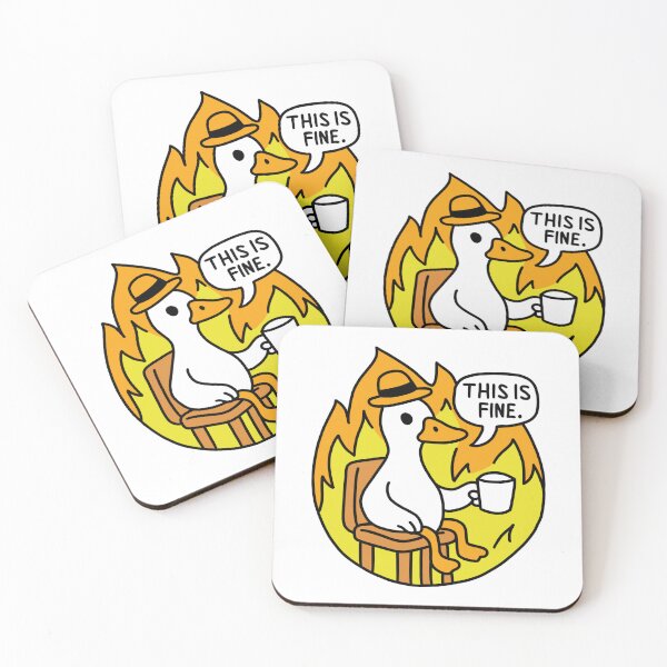 Item preview, This Is Fine Silly goose designed and sold by Designs_By_Ks.