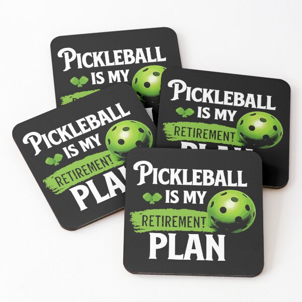 Item preview, Pickleball Is My Retirement Plan - Funny Pickleball Player Art designed and sold by BendyBeasts.