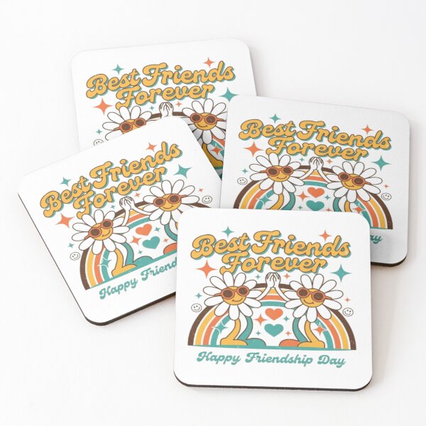 Item preview, Groovy Retro "Best Friends Forever" - 70s Daisy Power designed and sold by InspiredCreatives.