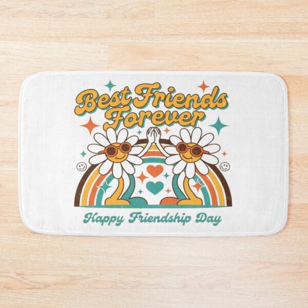 Item preview, Groovy Retro "Best Friends Forever" - 70s Daisy Power designed and sold by InspiredCreatives.