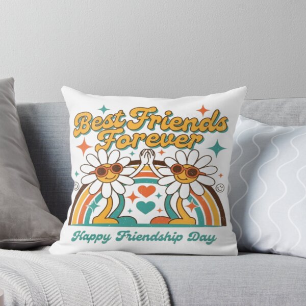 Item preview, Groovy Retro "Best Friends Forever" - 70s Daisy Power designed and sold by InspiredCreatives.