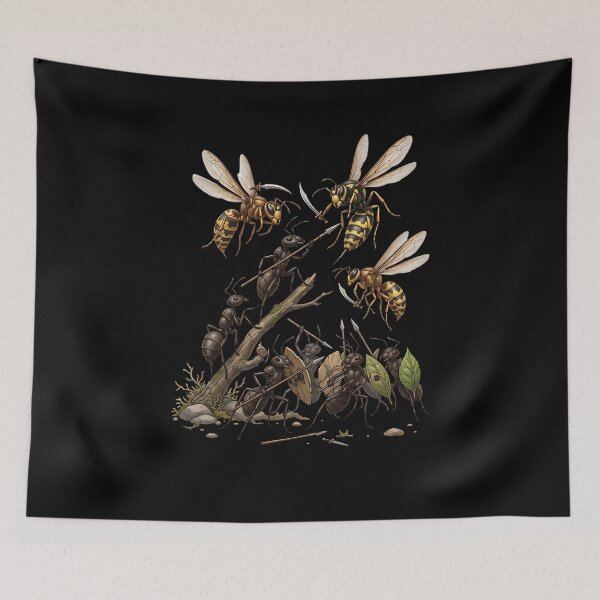 Item preview, Ants vs. Wasps designed and sold by ReneMM.