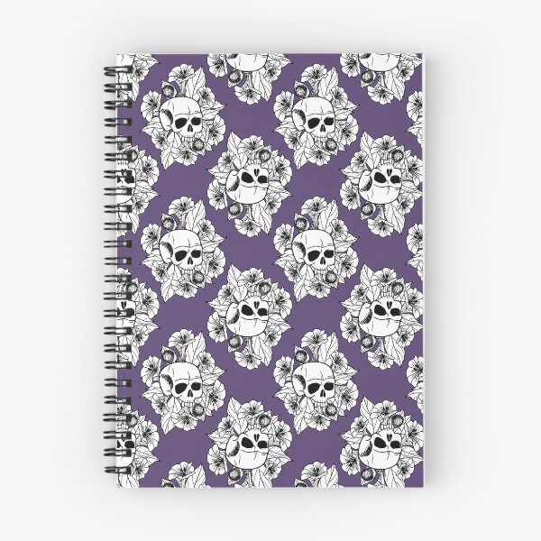 Item preview, Datura Skull Purple Tile designed and sold by Moonlit Datura.