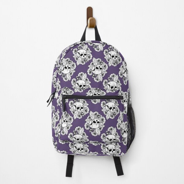 Item preview, Datura Skull Purple Tile designed and sold by Moonlit Datura.